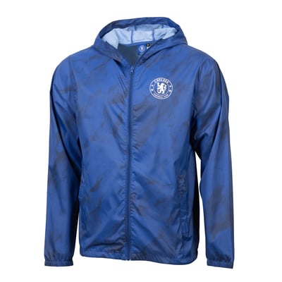 Chelsea Sport Design Sweden Breeze Full-Zip Windbreaker Jacket - Blue