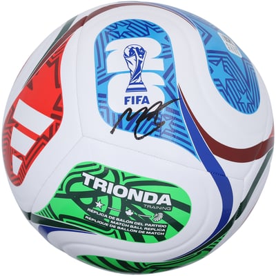 Moisés Caicedo Chelsea Autographed Fanatics Authentic 2026 FIFA World Cup Trionda adidas Soccer Ball