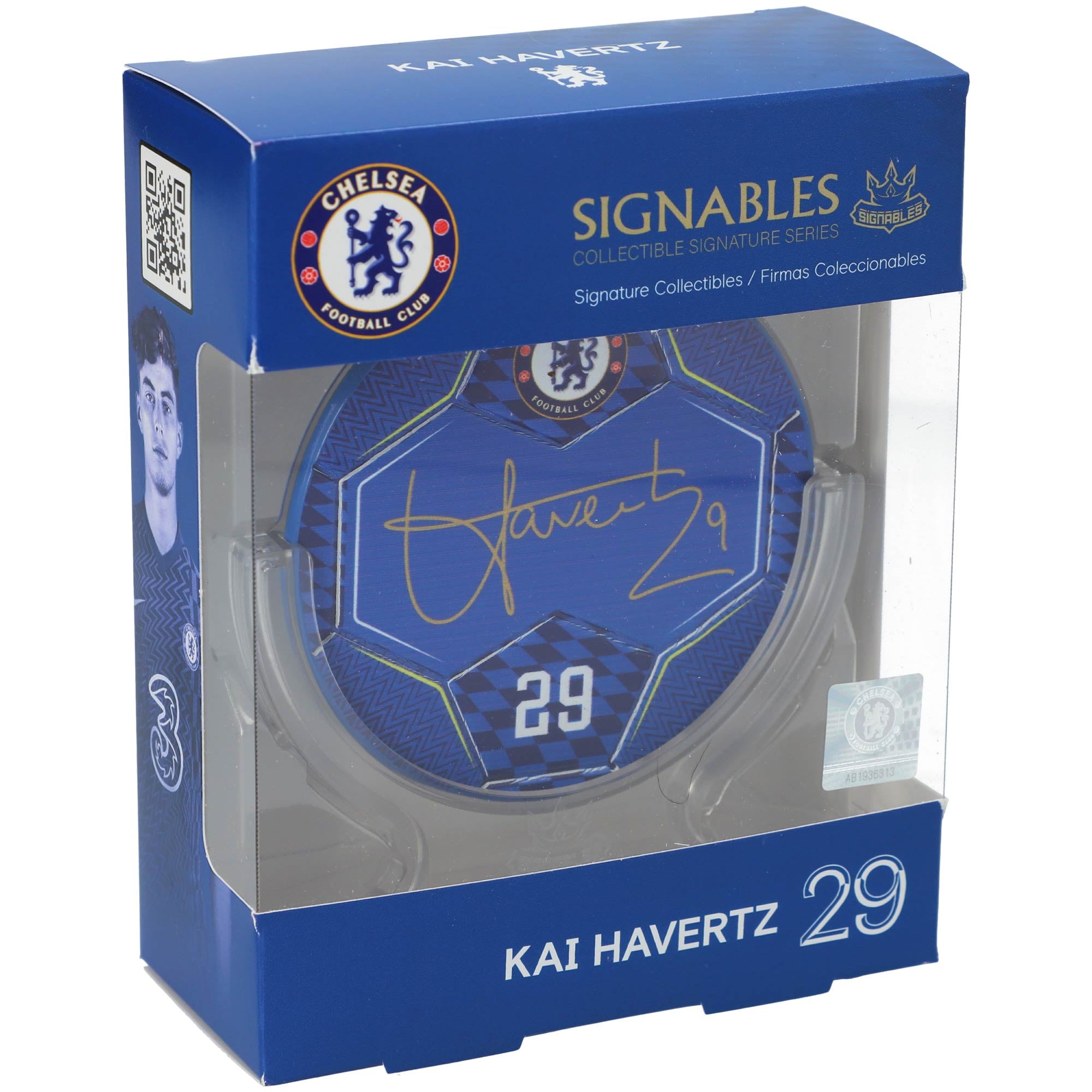 Chelsea 9番 ハッセルバインク サイン入り Kai Havertz Chelsea Signables Signature Series Collectible