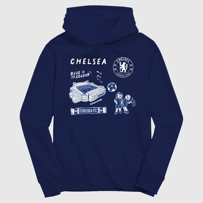 Chelsea Vive La Fete Toddler Impressions Icons Hoodie - Navy