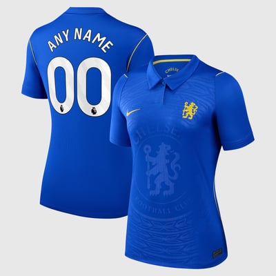  Chelsea Nike Women's 2026/27 Home Stadium Replica Custom Jersey - Blue