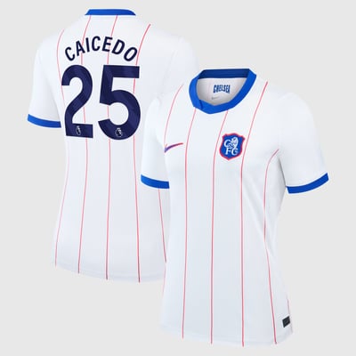 Moisés Caicedo Chelsea Nike Women's 2026/27 Third Stadium Replica Jersey - White