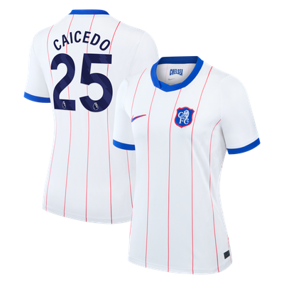 Moisés Caicedo Chelsea Nike Women's 2026/27 Third Stadium Replica Jersey - White