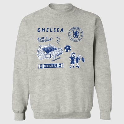 Chelsea Vive La Fete Women's Impressions Icons Sweatshirt - Gray