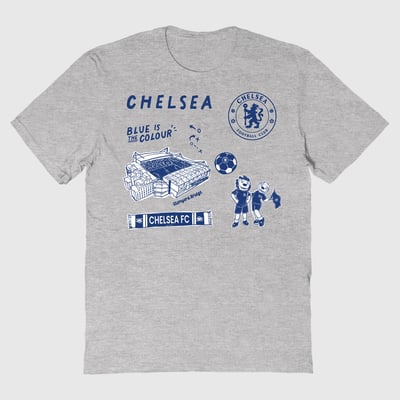 Chelsea Vive La Fete Women's Impressions Icons T-Shirt - Gray