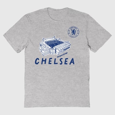 Chelsea Vive La Fete Women's Stadium Style T-Shirt - Gray