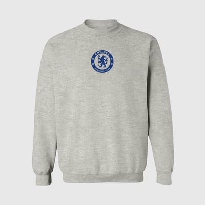 Chelsea Vive La Fete Women's Color Badge Pullover Sweatshirt - Heather Gray