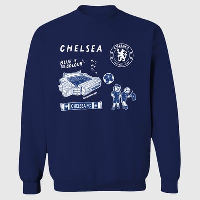 Chelsea Vive La Fete Women's Impressions Icons Sweatshirt - Navy