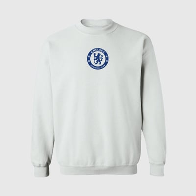 Chelsea Vive La Fete Women's Color Badge Pullover Sweatshirt - White