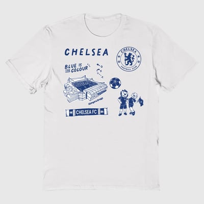 Chelsea Vive La Fete Women's Impressions Icons T-Shirt - White