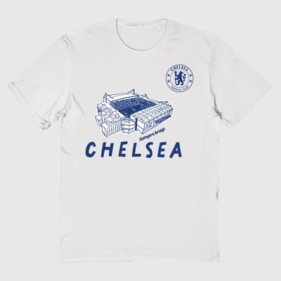 Chelsea Vive La Fete Women's Stadium Style T-Shirt - White