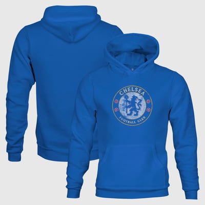 Chelsea 1863FC Youth Color Badge Fleece Pullover Hoodie - Blue
