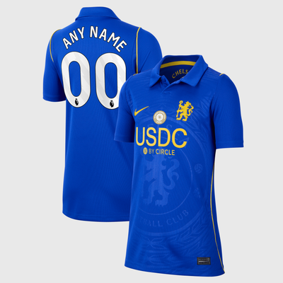 Chelsea Nike Youth 2026/27 Home Stadium Replica Custom Jersey - Blue