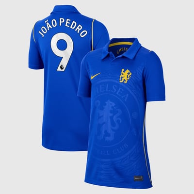 João Pedro Chelsea Nike Youth 2026/27 Home Stadium Replica Jersey - Blue