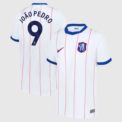 João Pedro Chelsea Nike Youth 2026/27 Third Stadium Replica Jersey - White