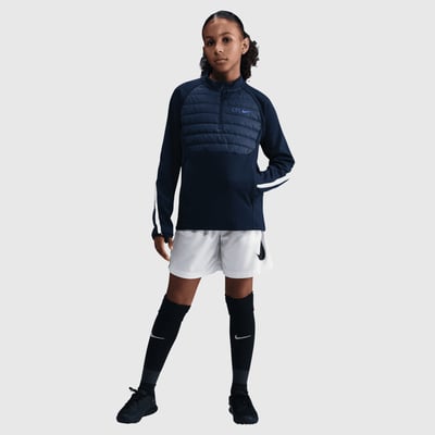Chelsea Nike Youth 2025/26 Academy Winter Warrior Drill Training Top - Navy