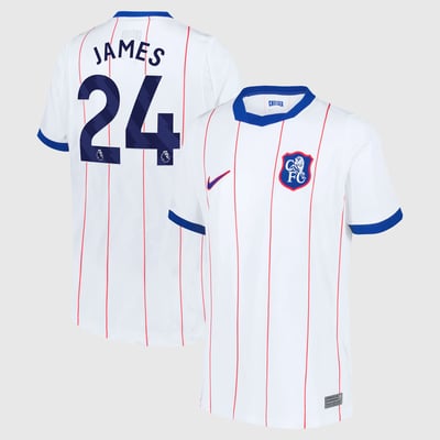 Reece James Chelsea Nike Youth 2026/27 Third Stadium Replica Jersey - White