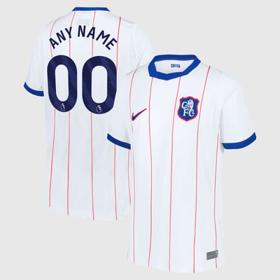  Chelsea Nike Youth 2026/27 Third Stadium Replica Jersey Custom Jersey - White