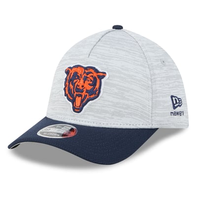 Chicago Bears New Era  Tech 39THIRTY A-Frame Stretch Hat - Gray
