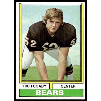 1974 Topps Parker Brothers Pro Draft #18 Rich Coady *