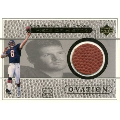 1999 Upper Deck Ovation A Piece of History #CMH Cade McNown