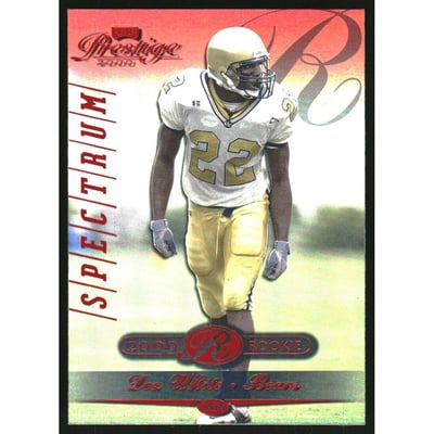 2000 Playoff Prestige Spectrum Red #263 Dez White
