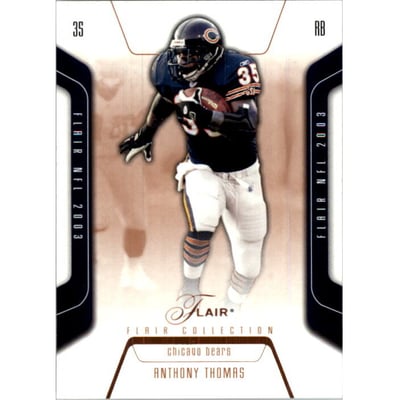 2003 Flair Collection #36 Anthony Thomas