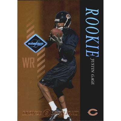 2003 Leaf Limited Bronze Spotlight #104 Justin Gage