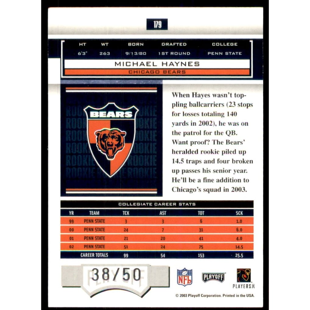2003 Playoff Honors O's #179 Michael Haynes