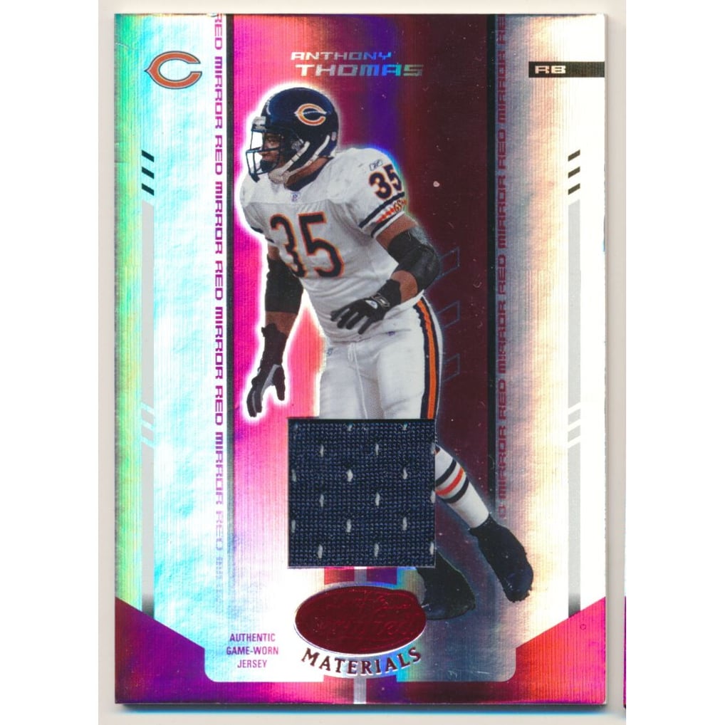 2004 Leaf Certified Materials Mirror Red Materials #20 Anthony Thomas