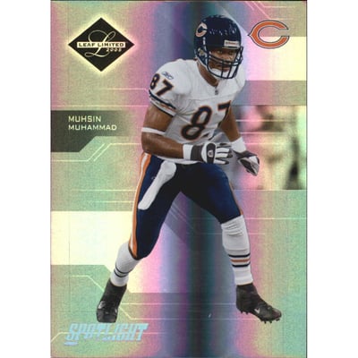 2005 Leaf Limited Silver Spotlight #19 Muhsin Muhammad