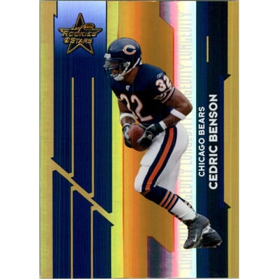 2006 Leaf Rookies and Stars Longevity Gold Parallel #18 Cedric Benson
