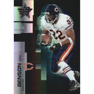 2007 Leaf Rookies and Stars Black Holofoil #15 Cedric Benson