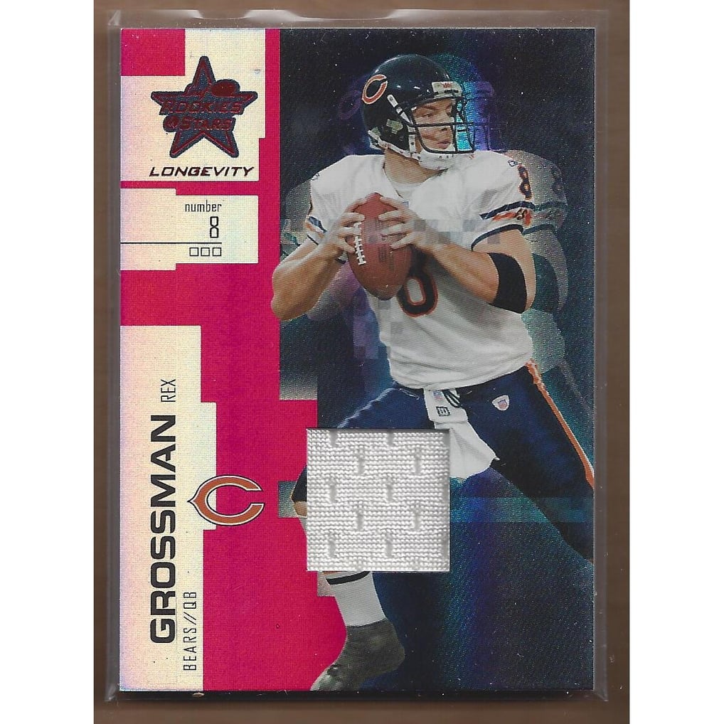 2007 Leaf Rookies and Stars Longevity Materials Ruby #14 Rex Grossman