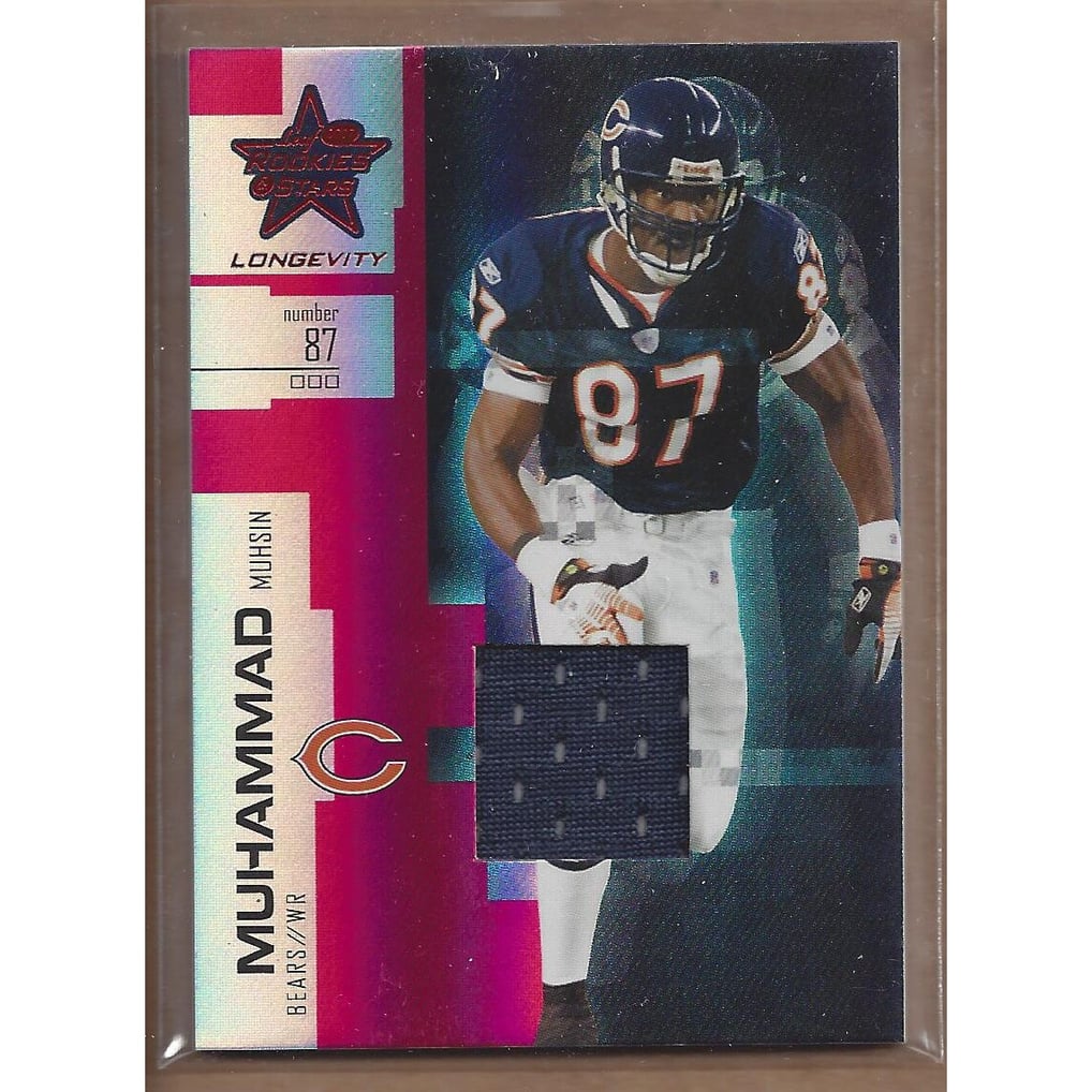 2007 Leaf Rookies and Stars Longevity Materials Ruby #16 Muhsin Muhammad