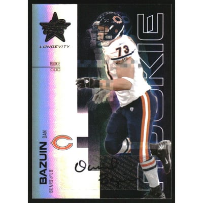 2007 Leaf Rookies and Stars Longevity Rookie Autographs #131 Dan Bazuin/50