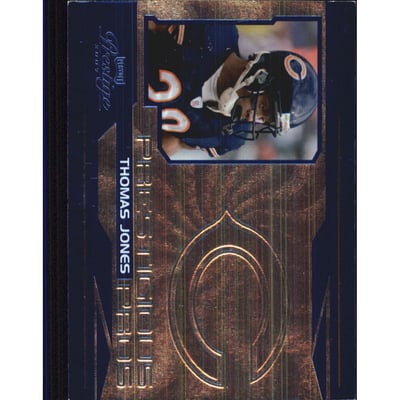 2007 Playoff Prestige Prestigious Pros Gold #28 Thomas Jones