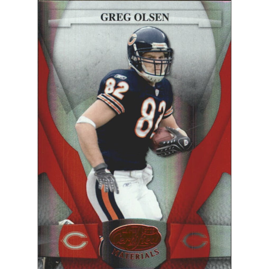 2008 Leaf Certified Materials Mirror Red #21 Greg Olsen
