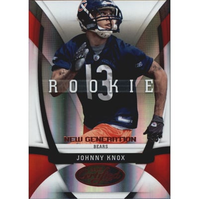2009 Certified Mirror Red #168 Johnny Knox