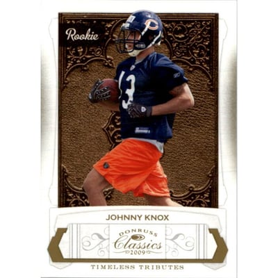 2009 Donruss Classics Timeless Tributes Gold #206 Johnny Knox