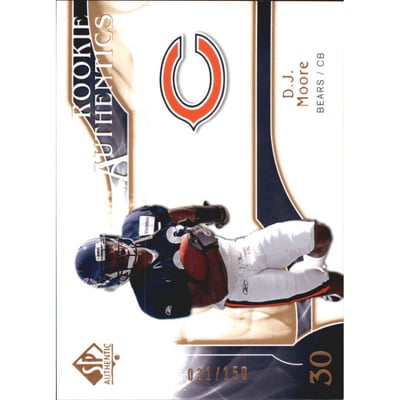 2009 SP Authentic Bronze #219 D.J. Moore