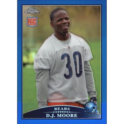2009 Topps Chrome Blue Refractors #TC139 D.J. Moore