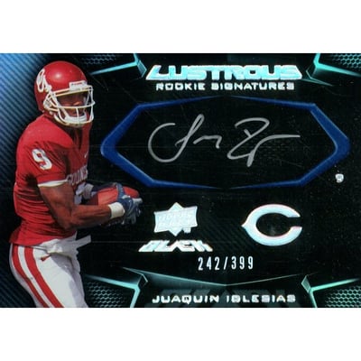 2009 UD Black #119 Juaquin Iglesias AU/399 RC