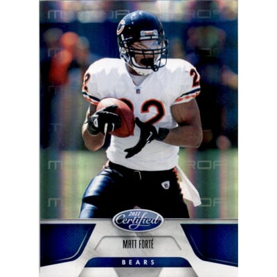 2011 Certified Mirror Blue #28 Matt Forte