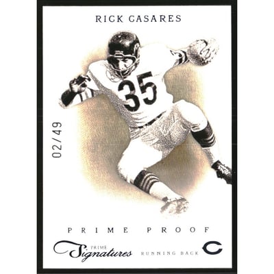2011 Prime Signatures Prime Proof Blue #145 Rick Casares