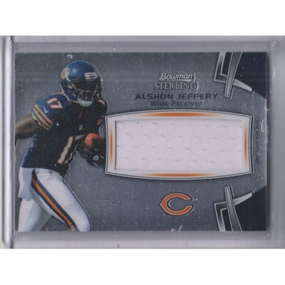 2012 Bowman Sterling #BSJRRAJ Alshon Jeffery JSY