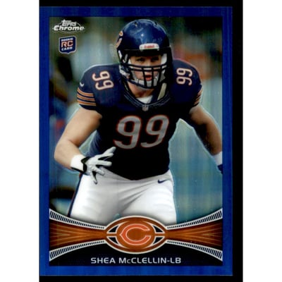 2012 Topps Chrome Blue Refractors #123 Shea McClellin