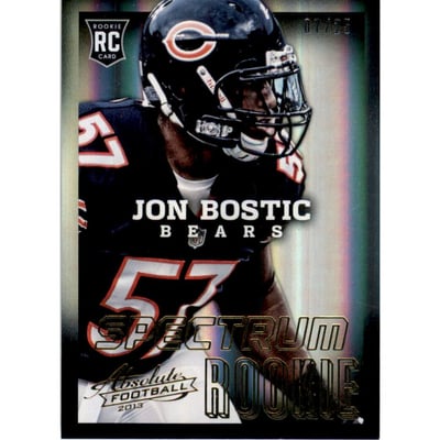 2013 Absolute Spectrum Gold #158 Jon Bostic