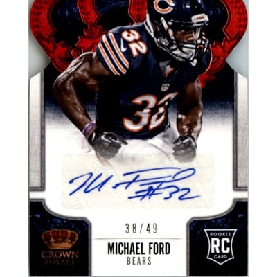 2013 Crown Royale Rookie Signatures Red #173 Michael Ford/49