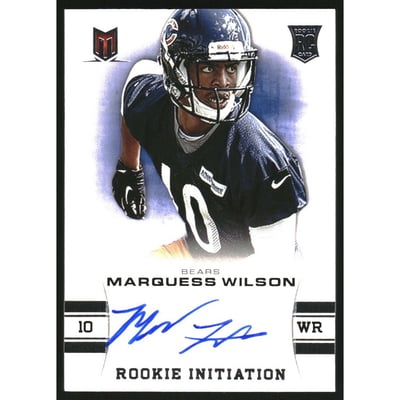 2013 Momentum Rookie Initiation Signatures #66 Marquess Wilson/299